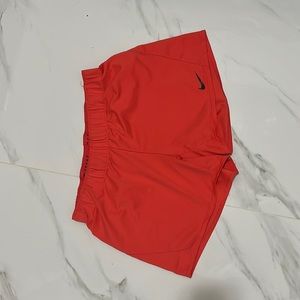 Nike neon coral shorts size medium